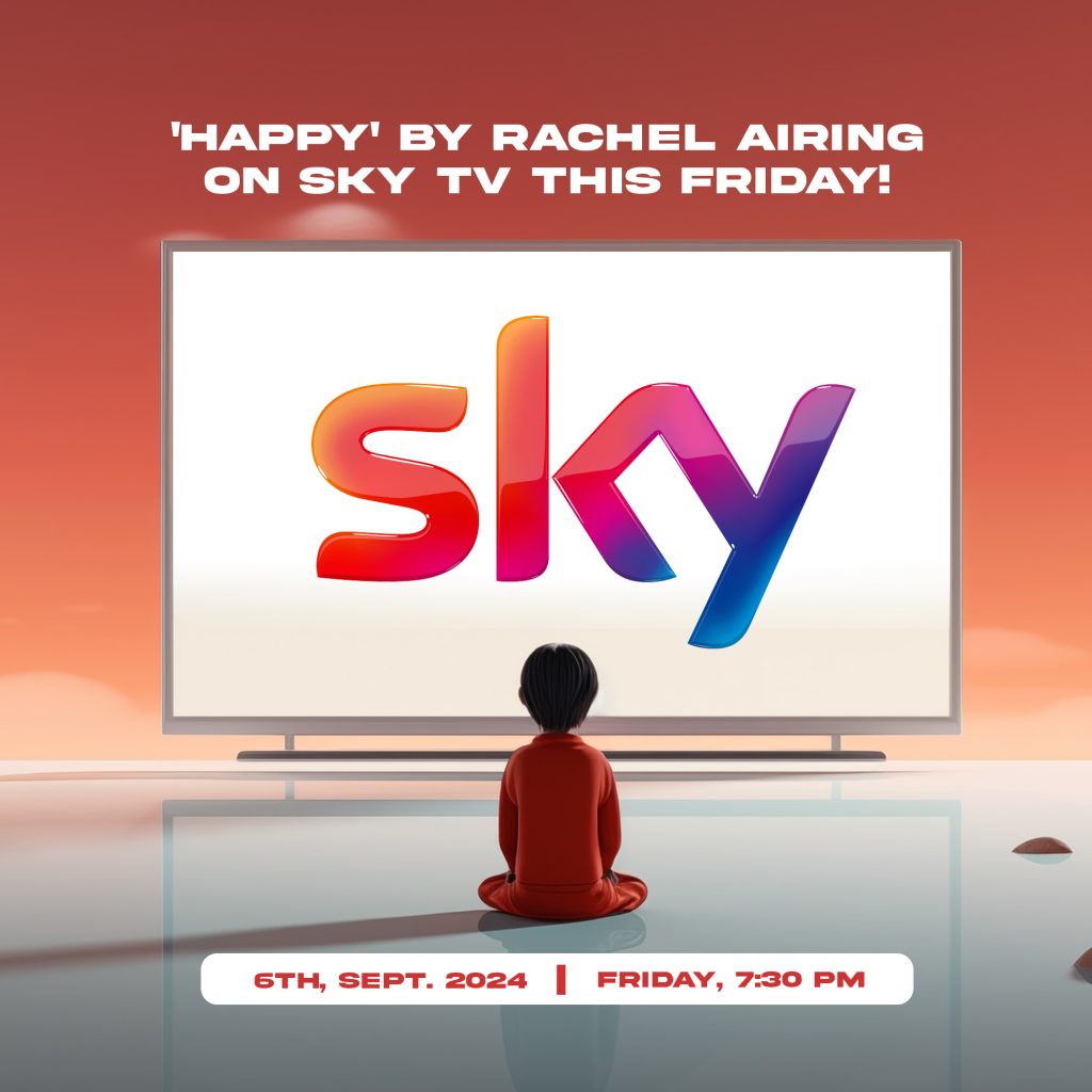 Catch the Joyful Premiere of Rachel's Uplifting Song 'Happy' on Sky TV Channel 588 This Friday!